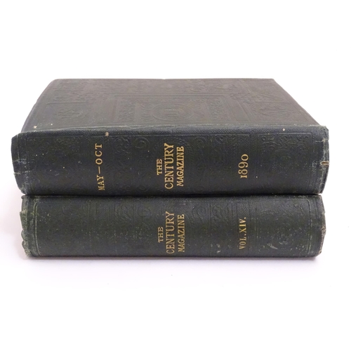 855 - Books: The Century Illustrated Magazine, two bound volumes, comprising May 1888 - October 1888, and ... 