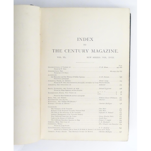 855 - Books: The Century Illustrated Magazine, two bound volumes, comprising May 1888 - October 1888, and ... 