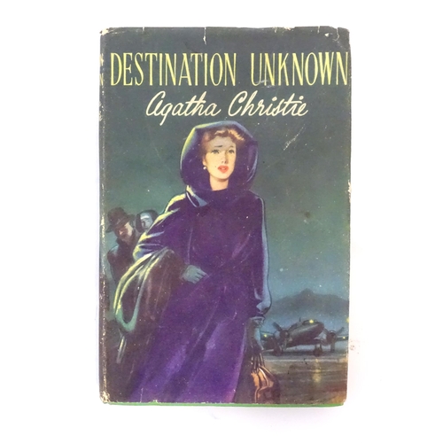 868 - Book: Destination Unknown, by Agatha Christie. Published by The Book Club, 1955