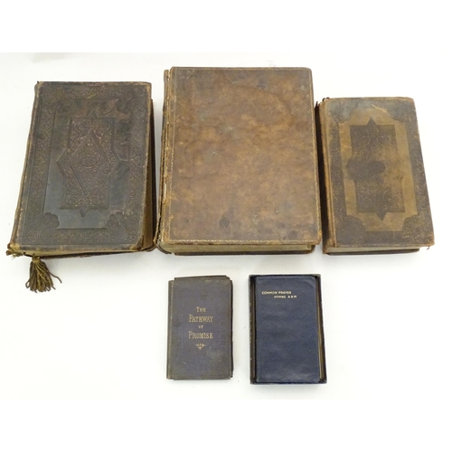 924 - Books: Five assorted religious texts comprising The Life of Our Lord and Saviour Jesus Christ, by th... 