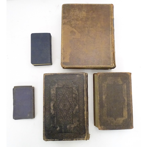 924 - Books: Five assorted religious texts comprising The Life of Our Lord and Saviour Jesus Christ, by th... 