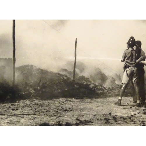 980 - Militaria, post-war 1950s photograph album : Lt. Barry Biemens, 1st East Surrey Regt, an annotated a... 