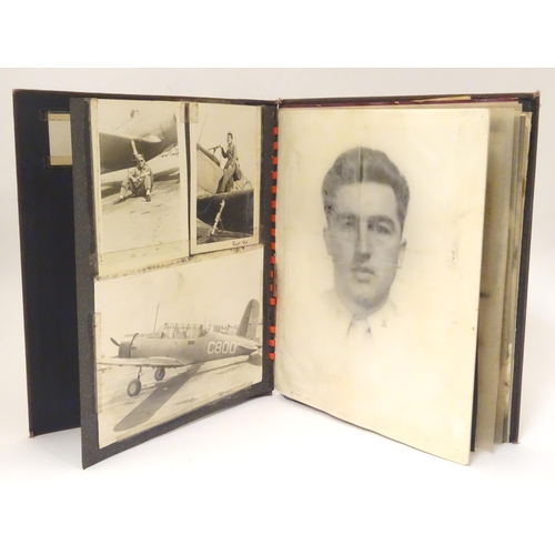 983 - Militaria , WW2 / WWII / World War 2 / Second World War : the personal scrapbook of Cadet Lieutenant... 