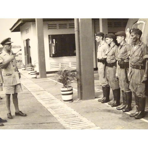 987 - RAF Tengah Singapore photo album. Militaria, Malayan Emergency 1950s photograph album : formerly of ... 