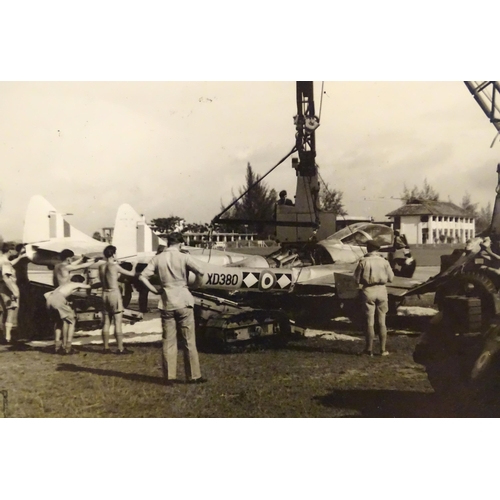 987 - RAF Tengah Singapore photo album. Militaria, Malayan Emergency 1950s photograph album : formerly of ... 