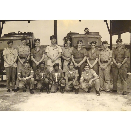 987 - RAF Tengah Singapore photo album. Militaria, Malayan Emergency 1950s photograph album : formerly of ... 