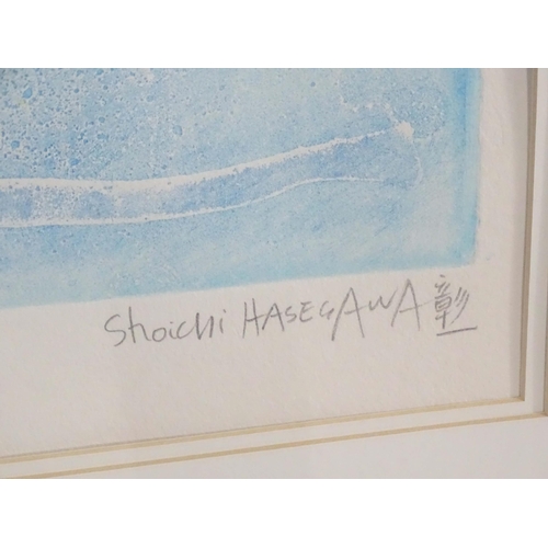 1705 - Shoichi Hasegawa (b. 1929), Japanese School, Limited edition, no. 54 / 110, Laque de Chine. Signed, ... 