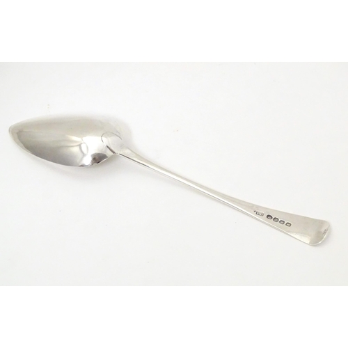 426 - A George III silver Old English pattern table spoon, hallmarked London 1811, maker John Lambe. Appro... 