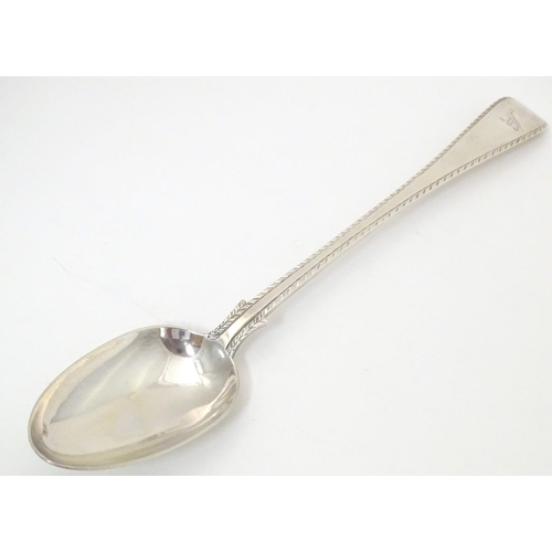 337 - A Victorian silver Old English pattern basting / stuffing spoon hallmarked London 1844, maker Chawne... 