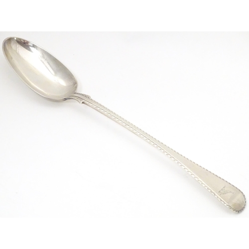 337 - A Victorian silver Old English pattern basting / stuffing spoon hallmarked London 1844, maker Chawne... 