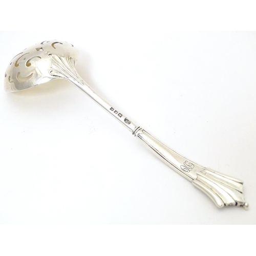 353 - A  silver Albany pattern sugar sifter spoon  Hallmarked London 1920, maker Francis Stebbings Approx.... 