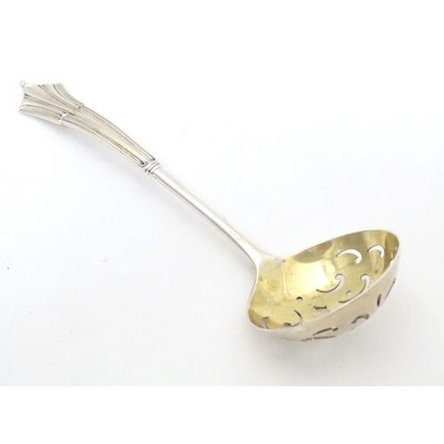 353 - A  silver Albany pattern sugar sifter spoon  Hallmarked London 1920, maker Francis Stebbings Approx.... 