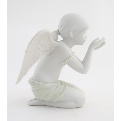 113 - A Lladro figure modelled as an angel, A Fantasy Breath, model no. 9223. Marked under. With original ... 