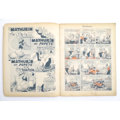 928 - Book: Mathurin dit Popeye et son Papa, illustrated by Elzie Crisler Segar. Published by Tallandier, ... 