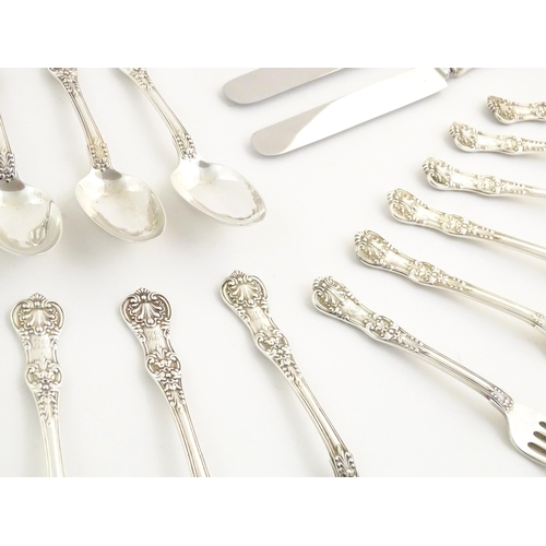 539 - Tiffany & Co. : A quantity of Tiffany & Co. American sterling silver Kings pattern flatware / cutler... 