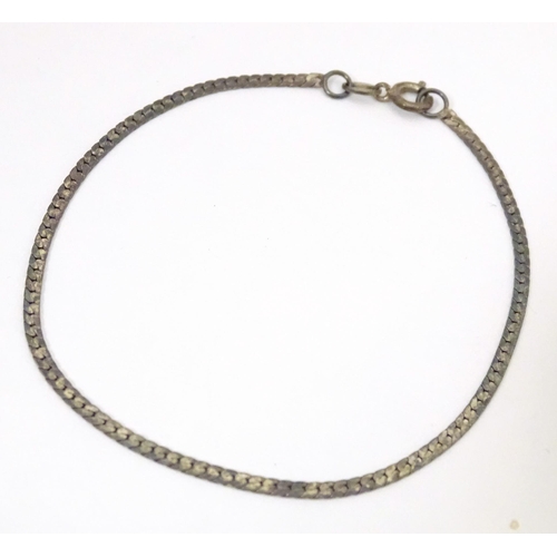 738 - A quantity of assorted silver and white metal jewellery to include a Continental .800 silver bracele... 