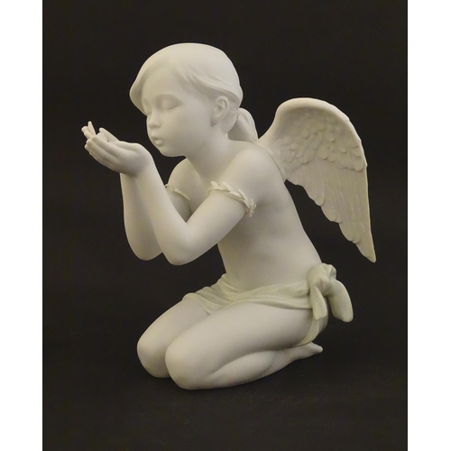 113 - A Lladro figure modelled as an angel, A Fantasy Breath, model no. 9223. Marked under. With original ... 