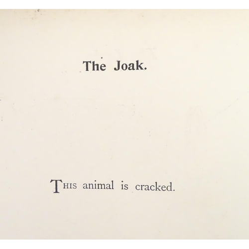 804 - Book: Queer Creatures, by Arthur Egerton Cotton. Published by Simpkin, Marshall, Hamilton, Kent & Co... 