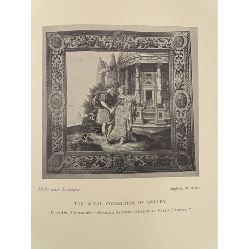 805 - Book: A History of Tapestry, From the Earliest Times until the Present Day, by W. G. Thomson. Publis... 