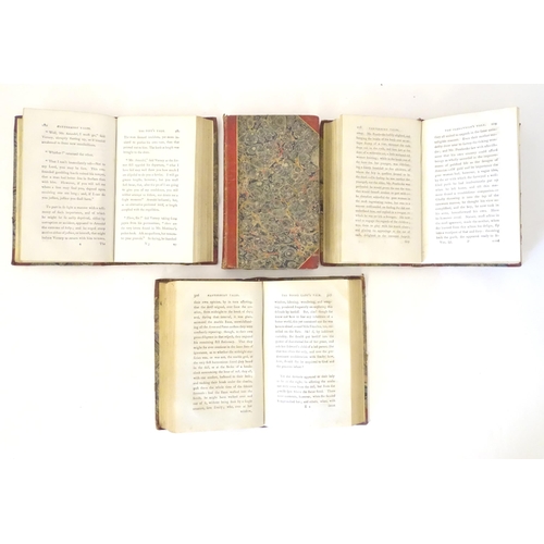 808 - Books: Canterbury Tales, volumes 1-4, by Harriet Lee. Published for G. G. & J. Robinson, London, 179... 