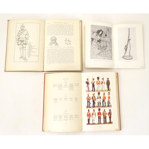 824 - Books: Three books comprising A History of the Regiments & Uniforms of the British Army, by Major R.... 