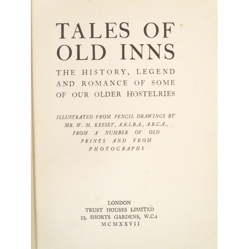 825 - Books: Two books comprising Old English Towns, by William Andrews, c. 1925; and Tales of Old Inns - ... 