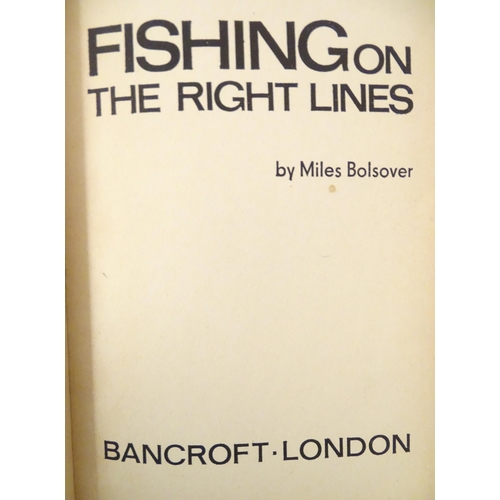 829 - Books: Ten assorted books on the subject of nature titles to include Fishing on the Right Lines, by ... 