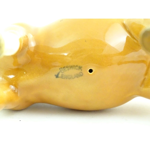 145 - A Beswick model of a pig / boar Ch. Wall Champion Boy, model no. 1453A. Together with a Beswick mode... 