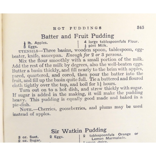 861 - Book: Cookery Illustrated and Household Management, edited by Elizabeth Craig. Published by Odhams P... 