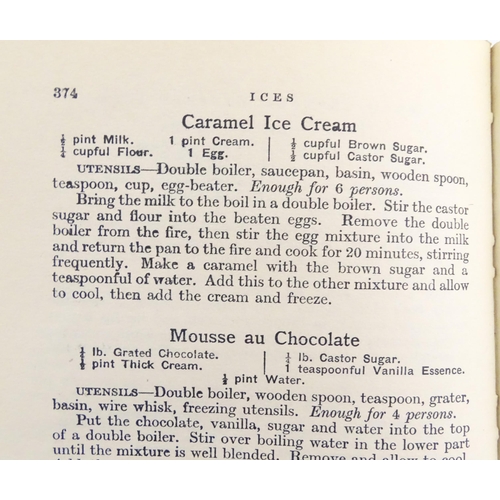 861 - Book: Cookery Illustrated and Household Management, edited by Elizabeth Craig. Published by Odhams P... 