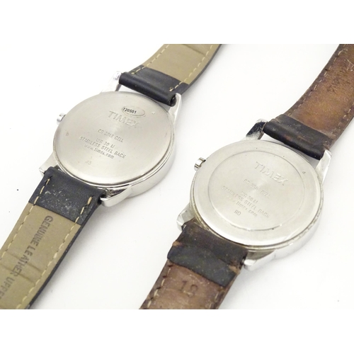 775 - A quantity of 20thC wrist watches, comprising examples by Timex , Accurist and Rotary , together wit... 