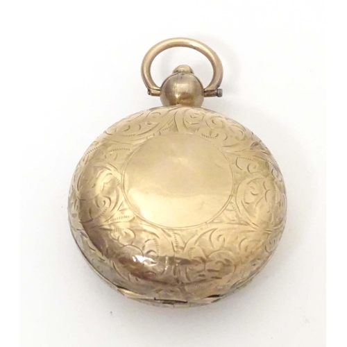 793 - A 9ct gold sovereign case hallmarked Birmingham 1903, maker S. Blanckensee & Son Ltd. Approx. 1 3/4