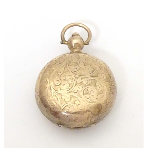 793 - A 9ct gold sovereign case hallmarked Birmingham 1903, maker S. Blanckensee & Son Ltd. Approx. 1 3/4