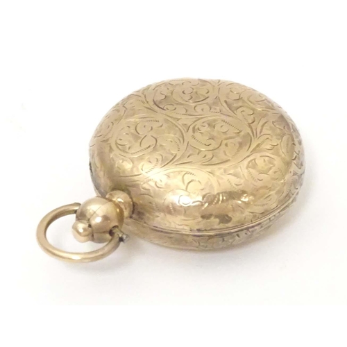 793 - A 9ct gold sovereign case hallmarked Birmingham 1903, maker S. Blanckensee & Son Ltd. Approx. 1 3/4