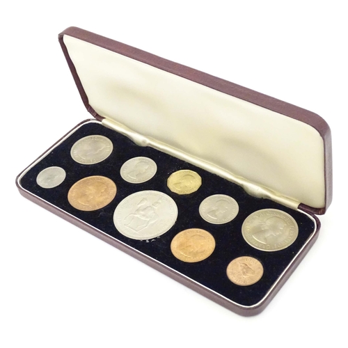 795 - Coins: A 1953 Elizabeth II coronation specimen set, cased.