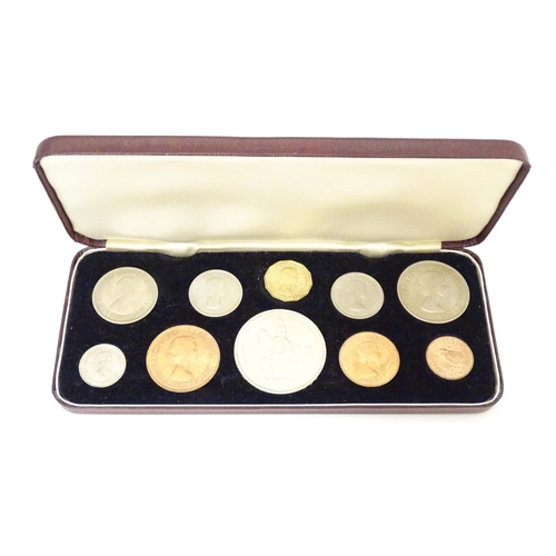 795 - Coins: A 1953 Elizabeth II coronation specimen set, cased.