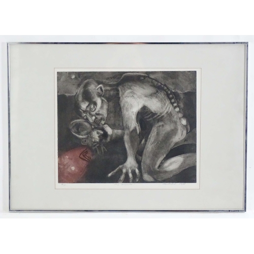 1678 - Paula Boyd-Barrett, 20th century, Artist's Proof, The Collector. Signed Paula B. B., titled and date... 