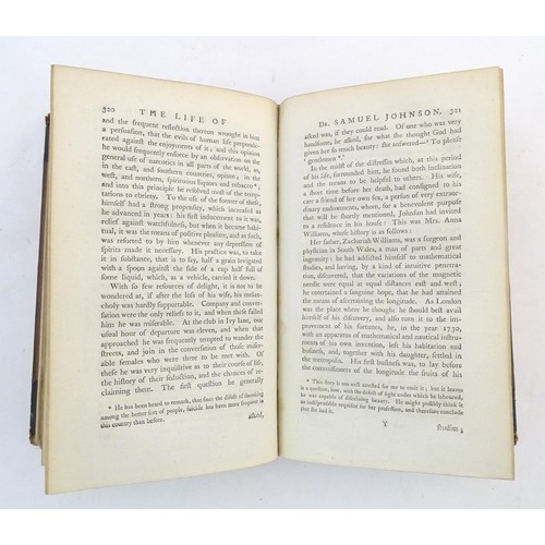 892 - Book: The Life of Samuel Johnson, by Sir John Hawkins. Published London, 1787