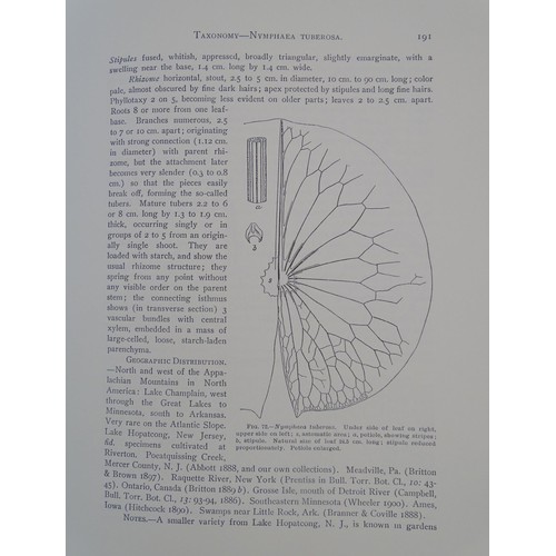 913 - Book: The Waterlilies, A Monograph of the Genus Nymphaea, by Henry S. Conard. Published by Lark Publ... 