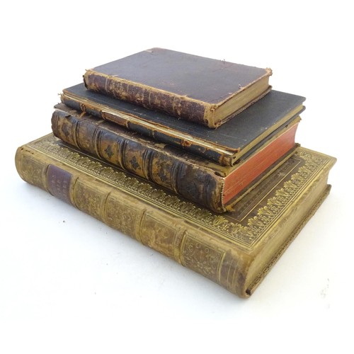 915 - Books: Four assorted books, comprising The Sacred History of the World, by Sharon Turner, 1832; A Di... 