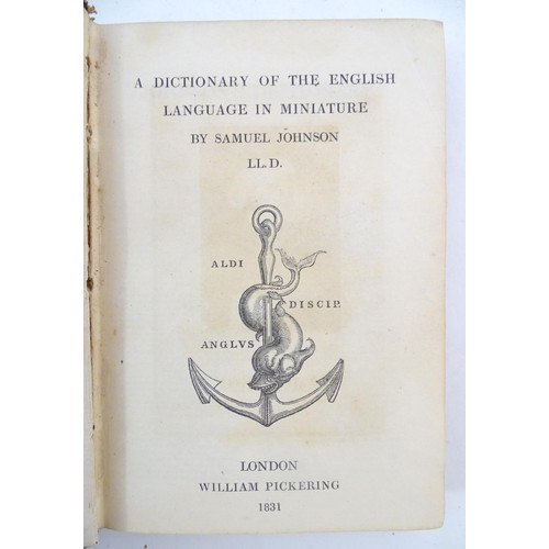 915 - Books: Four assorted books, comprising The Sacred History of the World, by Sharon Turner, 1832; A Di... 