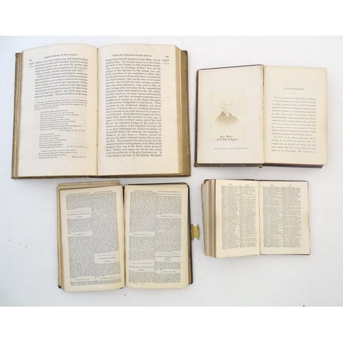 915 - Books: Four assorted books, comprising The Sacred History of the World, by Sharon Turner, 1832; A Di... 