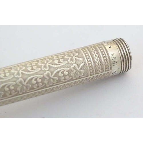 1158 - A Montegrappa .925 silver fountain pen, Roses Edition - House of Lancaster, number 362 of a limited ... 