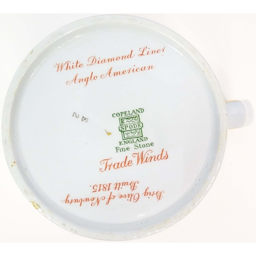 204 - A quantity of Copeland Spode dinner wares in the Tradewinds pattern decorated with various 19thC sai... 