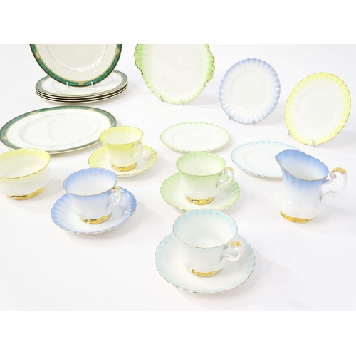 211 - A quantity of Royal Albert tea wares in the Rainbow pattern to include tea cups and saucers, milk ju... 