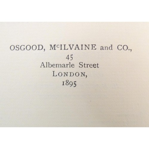 900 - Books: Five assorted books comprising Little Lord Fauntleroy, by Frances Hodgson Burnett, 1901; Hard... 