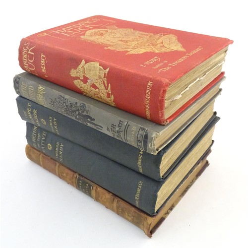 900 - Books: Five assorted books comprising Little Lord Fauntleroy, by Frances Hodgson Burnett, 1901; Hard... 