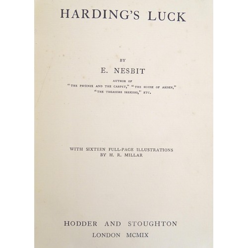 900 - Books: Five assorted books comprising Little Lord Fauntleroy, by Frances Hodgson Burnett, 1901; Hard... 