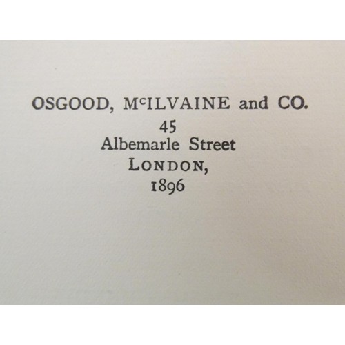 900 - Books: Five assorted books comprising Little Lord Fauntleroy, by Frances Hodgson Burnett, 1901; Hard... 