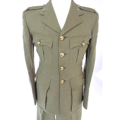 994A - Militaria, WW2 / WWII / World War 2 / Second World War : a British Army 2nd Lieutenant's No.2 dress ... 